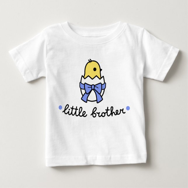 Camiseta De Bebé Hermano pequeño - Chick (Anverso)
