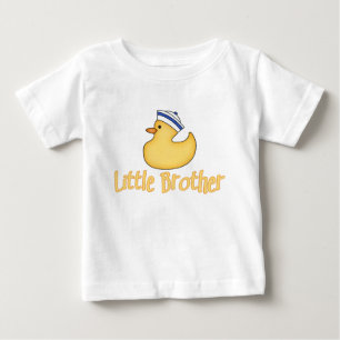 Camiseta De Bebé Hermano pequeño de pato amarillo