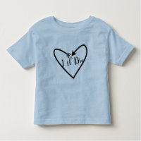 Hermano Pequeño Kids Script Flecha Corazón Boho