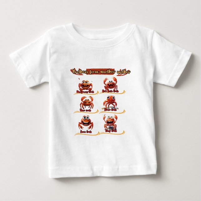 Camiseta De Bebé Hermanos de otra madre (Anverso)