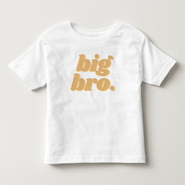 Camiseta De Bebé Hermanos del Boho Neutral "hermano mayor" coincide (Anverso)