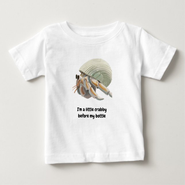 Camiseta De Bebé Hermit Crab Bodysuite y One Piece (Anverso)