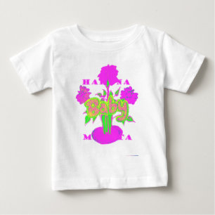 Camiseta De Bebé Hermosa Bebé Asombrosa Floral Inspiradora Rosa