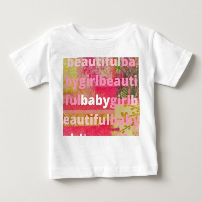 Camiseta De Bebé Hermosa colección de niñas bebés (Anverso)
