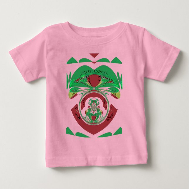 Camiseta De Bebé Hermosa Etiopía Encantadora Hakuna Matata Amo Hea (Anverso)