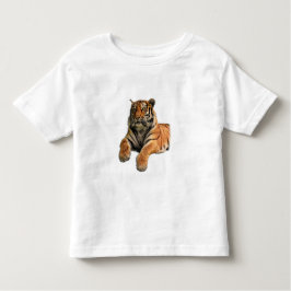 Camiseta De Bebé Hermosa foto del tigre de Bengala y sus patas