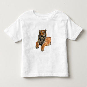 Camiseta De Bebé Hermosa foto del tigre de Bengala y sus patas
