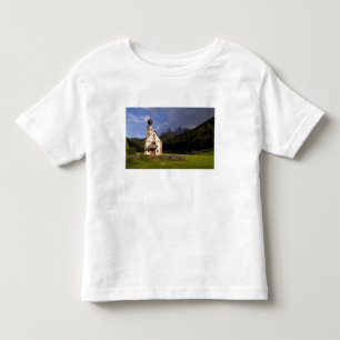 Camiseta De Bebé Hermosa iglesia solitaria y aislada llamada Rainui