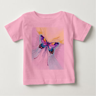 Camiseta De Bebé Hermosa mariposa