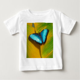 Camiseta De Bebé Hermosa Mariposa Irisada
