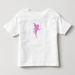 Camiseta De Bebé Hermosa silueta de hada chica