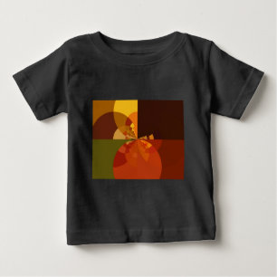 Camiseta De Bebé Hermosa Tierra Resumen Arte Impresión