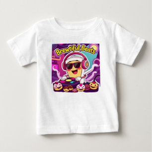 Camiseta De Bebé "Hermosas palizas - Pegatina Personalizado de la C