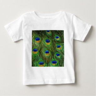 Camiseta De Bebé Hermosas plumas de pavo real