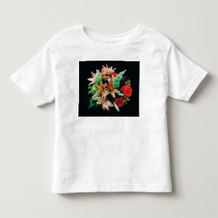 Camiseta De Bebé Hermoso Cojín decorativo de flores