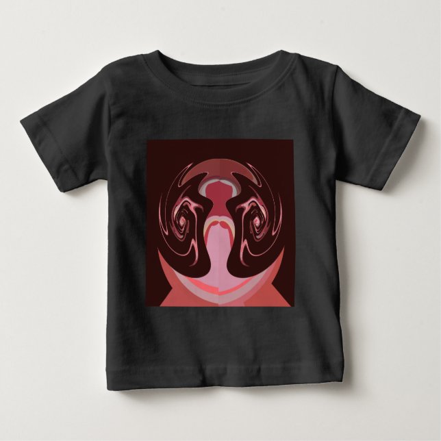 Camiseta De Bebé Hermoso diseño de impresión en un motivo de cimarr (Anverso)