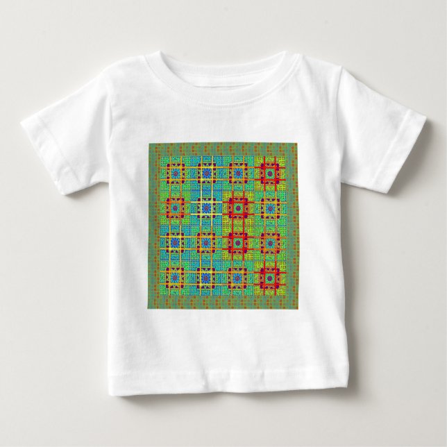Camiseta De Bebé Hermoso diseño vectorial étnico maya (Anverso)