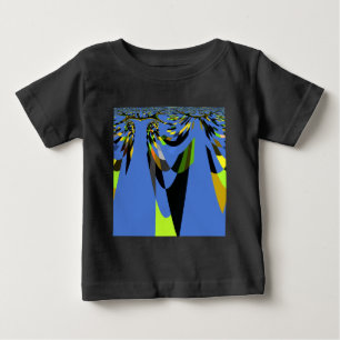 Camiseta De Bebé Hermoso Estampado Artístico de Motivo Tribal Afric