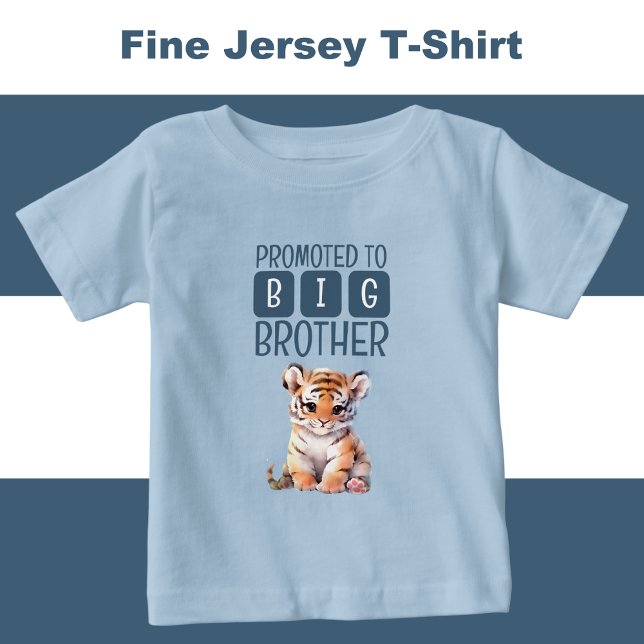 Camiseta De Bebé Hermoso hermano mayor tigre azul (Subido por el creador)