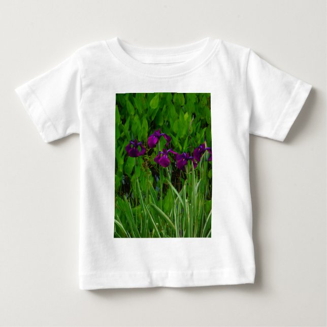 Camiseta De Bebé Hermoso Iris Morado (Anverso)