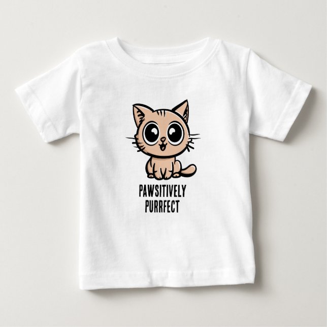 Camiseta De Bebé Hermoso Manga Kitten, Hermoso Manga (Anverso)