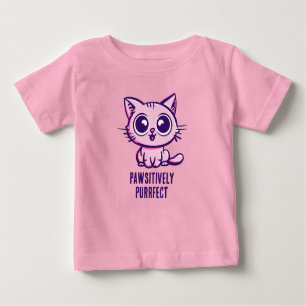 Camiseta De Bebé Hermoso Manga Kitten, Hermoso Manga