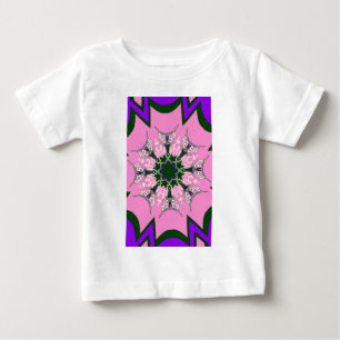 Camiseta De Bebé Hermoso motivo de sombra de color púrpura beba mon