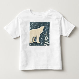 Camiseta De Bebé Hermoso oso polar ártico