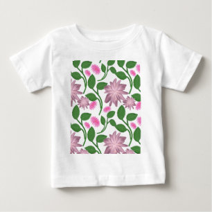 Camiseta De Bebé Hermoso patrón floral colorido