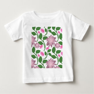 Camiseta De Bebé Hermoso patrón floral colorido