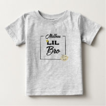 Hermoso Personalizado Lil bebé Hermano