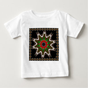 Camiseta De Bebé Hermoso y encantador motivo cultural keniano geomé