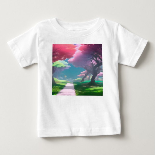 Camiseta De Bebé Hermosos árboles (Anverso)