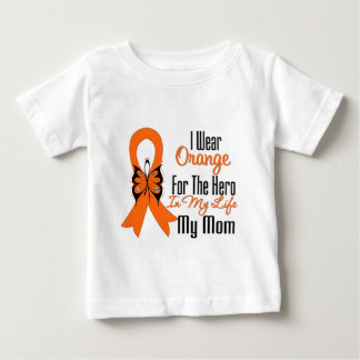 Camiseta De Bebé Héroe anaranjado de la cinta de la leucemia mi