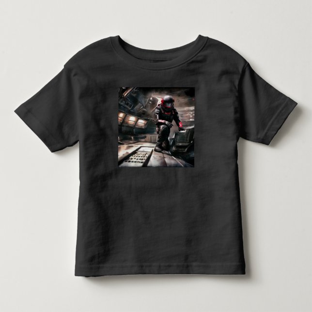 Camiseta De Bebé Héroe de SF a bordo 3 (Anverso)