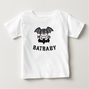Camiseta De Bebé Heroe Murciélago Bebé – Niños Lindos y Amigables