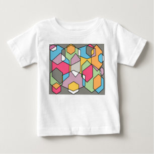 Camiseta De Bebé Hexagon Bauhaus - Pasteles