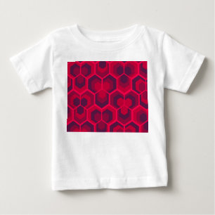 Camiseta De Bebé Hexagons Flowers