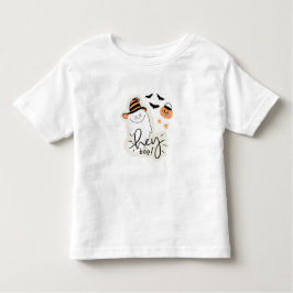 Camiseta De Bebé Hey Boo! Cute Ghost Halloween Fall
