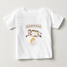 Camiseta De Bebé Hey Diddle Diddle, La Vaca Saltó Sobre La Luna