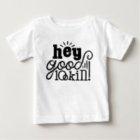 Hey Good Lookin Typographic Quote Art Design