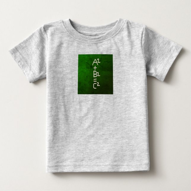 Camiseta De Bebé HI54EDU Pythagorean (Anverso)