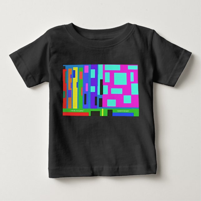 Camiseta De Bebé HI54GEO™ Geo Building (Anverso)