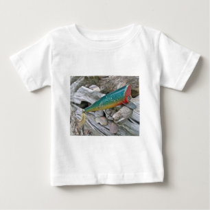 Camiseta De Bebé Hickey Do Beachcomber Vintage Fishing Lure Series
