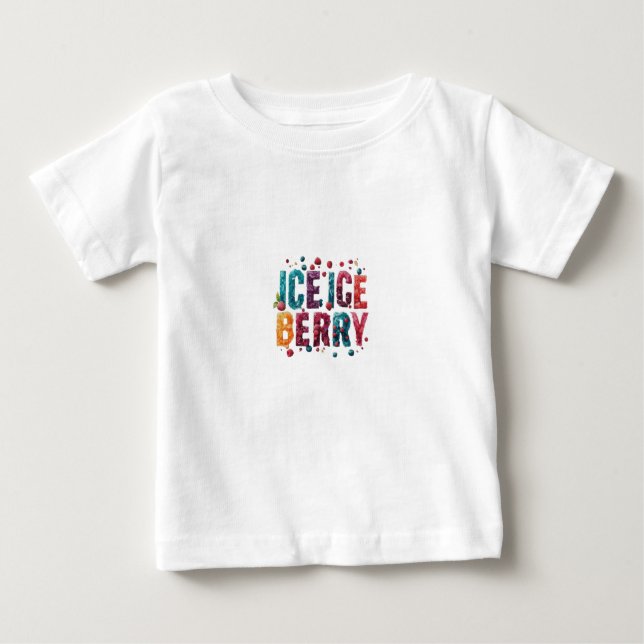 Camiseta De Bebé Hielo, Helado Berry (Anverso)