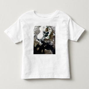 Camiseta De Bebé Hielo marino y sedimento visibles en Nunavut,