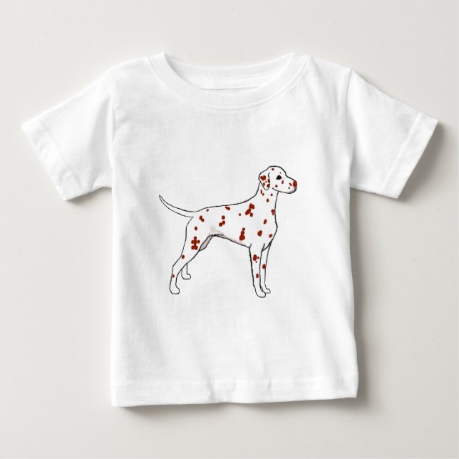 Camiseta De Bebé Hígado Dalmatian (Anverso)