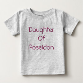 Camiseta De Bebé Hija de Poseidón