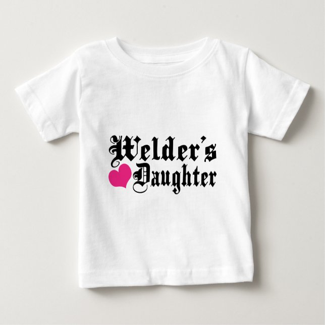 Camiseta De Bebé Hija de Welder (Anverso)