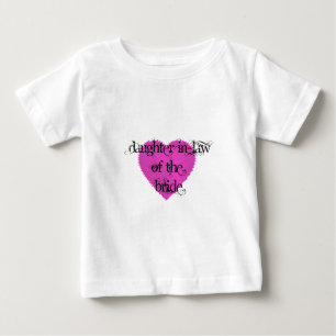 Camiseta De Bebé Hija suegra de la novia